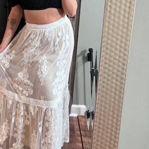 Altar'd State Long Floral Skirt